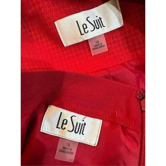 LE SUIT Women's Houndstooth Pencil Skirt Suit - Picture 3 of 12